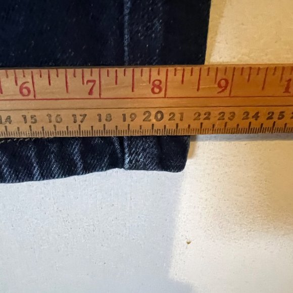 Duluth Trading Blue Jeans Mens Size 34 x 30 Work Heavy Relaxed Dark Wash 3237-76 - Picture 6 of 11